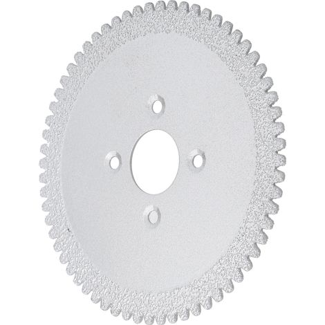 Lame de scie circulaire diamantée brasée dentelée pour marbre, disque de découpe et polissage, outil 100 x 20 x 10mm (1/5)