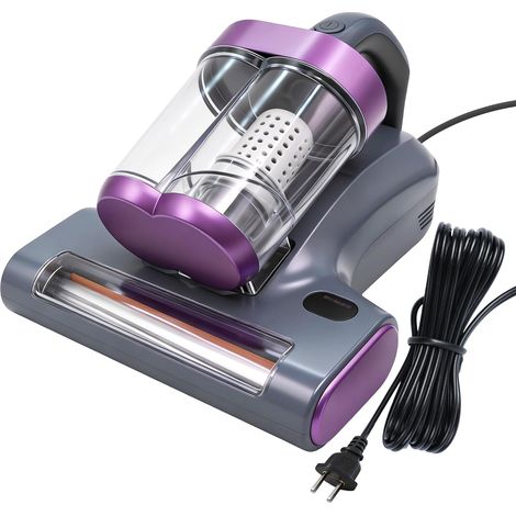 Aspirateur Anti-acariens 3 en 1400W UV-C + air Chaud 65°C, 16000Pa, 12000 Coups/Min, câble 5m, bac 350ml, élimine acariens et allergènes pour allergiques (1/5)
