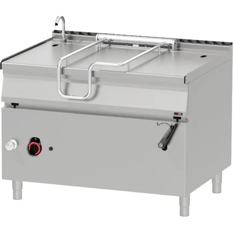 Sauteuse basculante gaz avec fond en inox REDFOX - BR 90/120 G/N - REDFOX