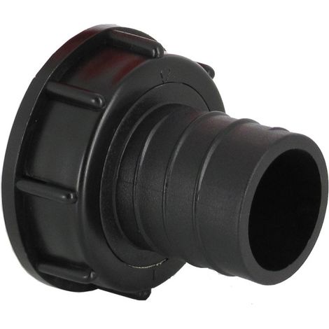 Multicuves – Raccord S60X6 cuve eau – Embout droit Ø 40 mm – Taraudé femelle pour cuve 1000L – Polypropylène pour usage eau