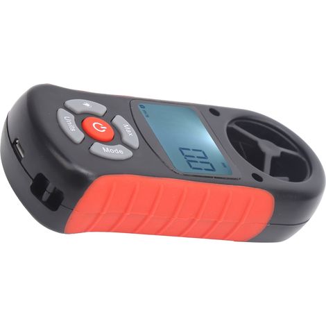 TL-303 Anémomètre numérique LCD 8 en 1 : mesure de la vitesse du vent, de la température, de l’humidité et de l’altitude (1/5)