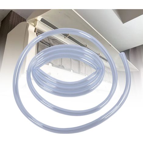 Flexible Hose Kit: Mano Air Conditioner Drain Hose - 10ft/3m Plastic Leakproof Universal AC Drain Pipe with Connector & 2 Clamps for Replacement (1/5)
