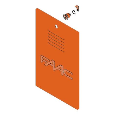 faac pièce détachée groupe couvercle 884 4282385 (1/2)