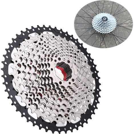 Cassette de roue libre pour vélo de route 9/10/11/12 vitesses, pignon 32/36/42/46 dents, accessoire de rechange 12S 11-50T (1/4)
