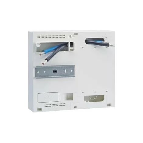 Michaud – Panneau de contrôle pour compteur bleu électronique monophasé P401 – Grande profondeur – Disjoncteur de branchement – Inclus 1 rail et 2 câbles