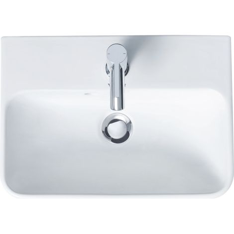 Duravit ME by Starck Waschtisch, mit Überlauf, mit Hahnlochbank, (1/10)