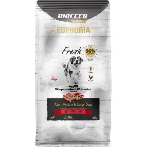 Aliments biologiques Euphoria pour porcs moyens et grands, volume 12 kg