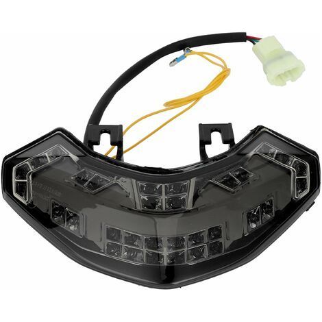 Conjunto de piloto trasero LED para motocicleta con lente ahumada, apto para Ducati Multistrada 1200/1200S 2010-2014. (1/5)