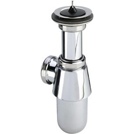 Viega bouchon siphon sans tube mural 6/4 avec rosette chromé (1/3)