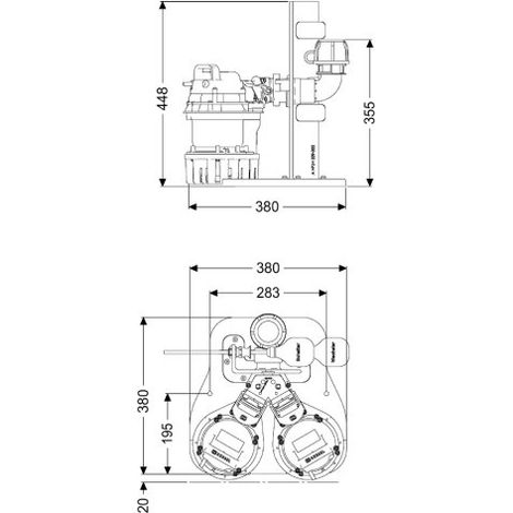 Kit de montage pour pompe KESSEL Retrofit S