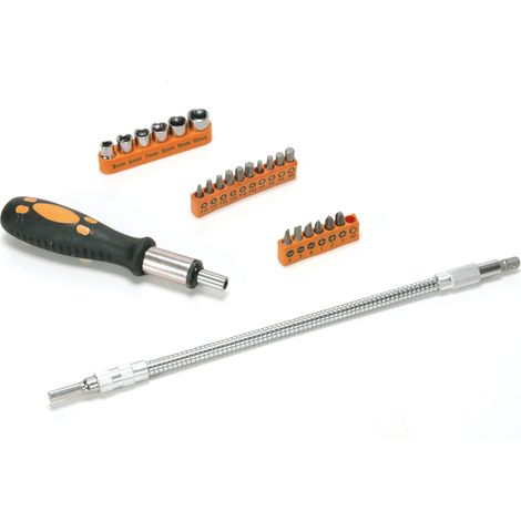 TOURNEVIS AVEC EXTENSION FLEXIBLE 25 PIECES M12