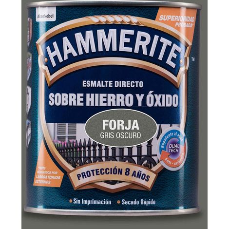 Hammerite Smalto Metallico Forge Grigio Scuro 0.750L 5093211 (1/3)