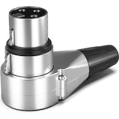 Adaptateur micro coudé réglable XLR 3 broches mâle/femelle 53CA