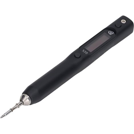 Fer à souder électrique numérique 50-500°C, 20W, écran OLED 0,91in, station de soudage portable AC110-220V, prise UE, outil de bricolage électronique (1/5)