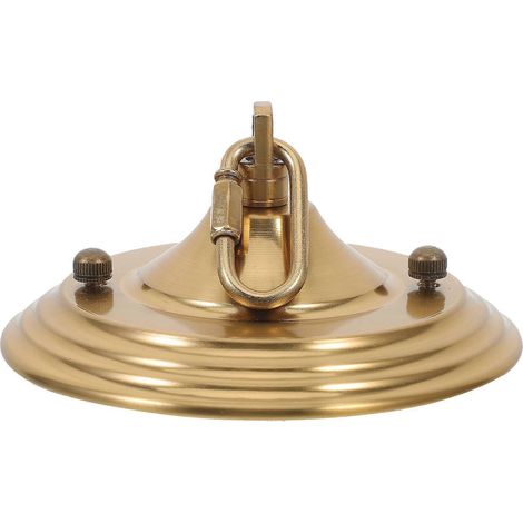 Plaque de fixation pour plafonnier, support de plafonnier, plaque de recouvrement pour suspension, plaque de fixation pour plafonnier (1/5)
