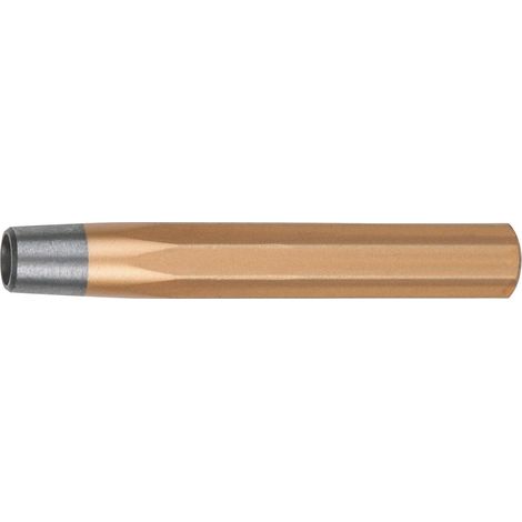 Kstools – Bouterolle en acier chrome vanadium 10 mm – Finition polie à blanc – Pour rivets DIN 660 – Longueur 130 mm – Poids 480 g (1/3)