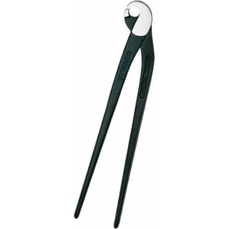 KNIPEX 91 00 200 Pinza per piastrellisti (pinza a becco di pappagallo) atramentata nera 200 mm