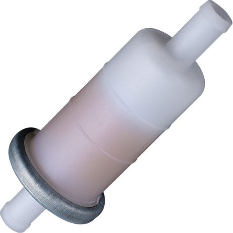 Fuel filter compatible with the Honda VT600 lawnmower (references 16900-MG8-003 and 49019-1055). (1/5)