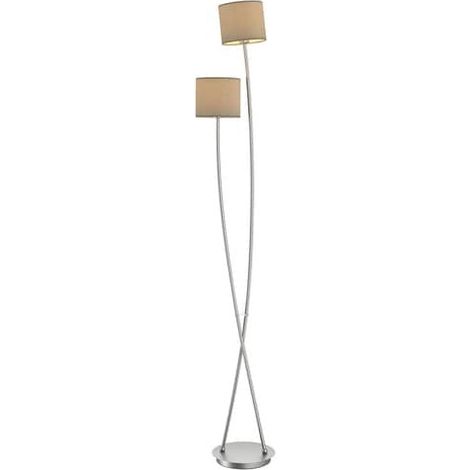 [GEBRAUCHT] B-Ware Lucande Juljana Stehlampe 2-flg Stoffschirme Standleuchte Stehleuchte Lesela777 (1/2)