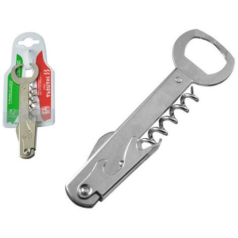 Abrelatas multifunción de acero inoxidable 8706C con cortacápsulas – GIOSTYLE