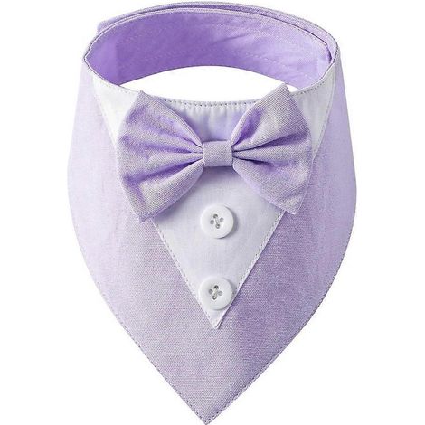 Voici une proposition de titre en français (moins de 190 caractères) :
Collier pour chat nœud papillon réglable et mignon, costume grand nœud violet taille L, accessoire ajustable pour chat élégant (1/4)