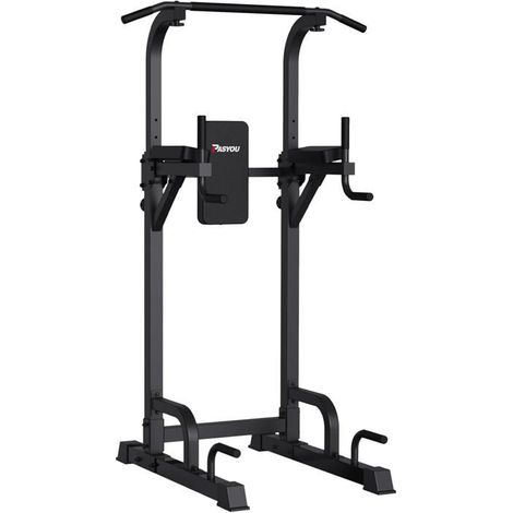 Multifunktionale Klimmzugstange - PASYOU - PU40 - 6 Griffe - Verstellbar 1,63–2,18 m (9 Stufen) - 300 kg