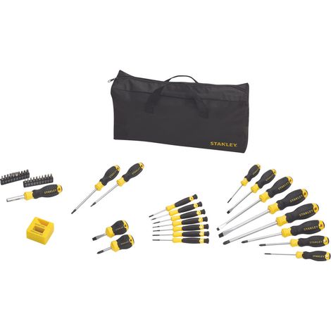 SET GIRAVITI STANLEY 42 PEZZI STHT0-62113 + BORSA IN TESSUTO (1/10)