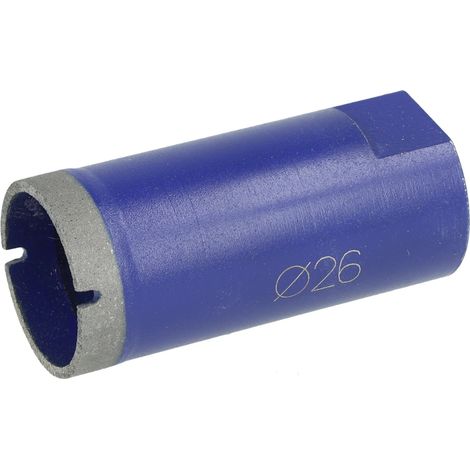 Couronne diamantée pour forage à eau Ø 26 mm PG850