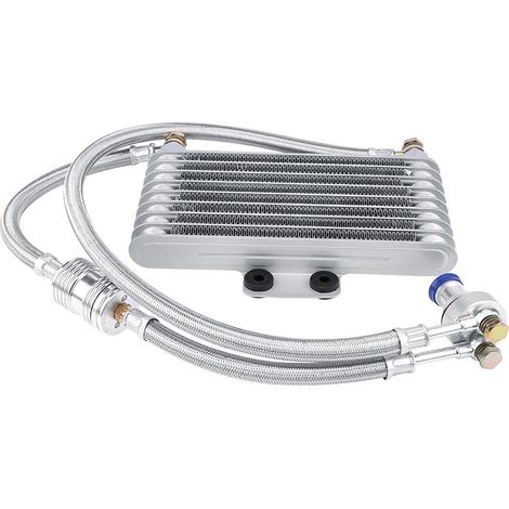 125-ml-Motorölkühler für CB- und CG-Motorräder, komplettes Ölkühler-Kit, Aluminium-Kühlsystem, Hochleistungs-Wärmetauscher (1/5)
