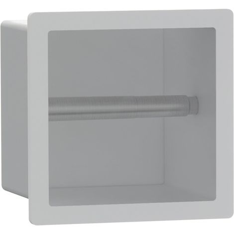 FugaFlow Eccelente Acces porte-rouleau papier toilette - encastrable - 17.3x17.3x8.7cm - blanc mat