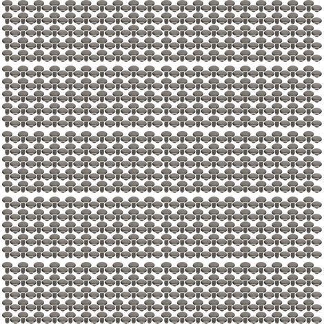 500 Rivets en Cuir 8x8mm, Procédé Électrolytique Haute Dureté, Rivets Double Face pour Chapeaux et Vêtements Gris (1/5)