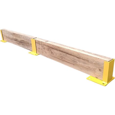 1 Stk Holz-Randschutz - Länge 2400 mm - Höhe 225 mm - AG400-0090 (1/3)