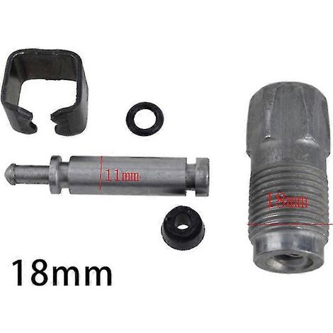 Pièces détachées pour cric hydraulique universel 2 tonnes : pompe à huile, petit cylindre, piston, plongeur, kit de joint horizontal, accessoires 18 x 11 mm (1/5)