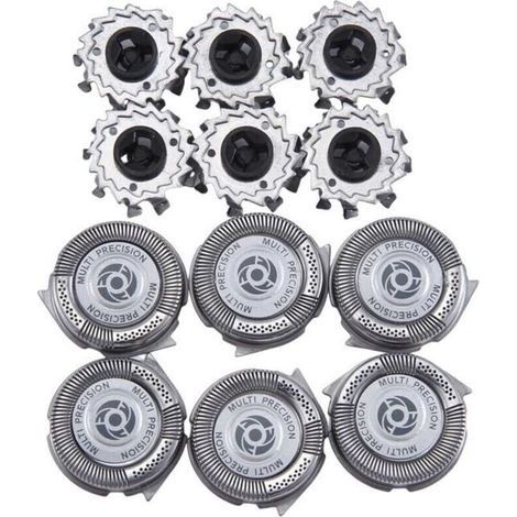 6er-Pack SH50 Ersatzscherköpfe für Philips Norelco Rasierer der 5000er Serie, MultiPrecision Klingen S5000 S5420 S5380 S5351 (1/4)