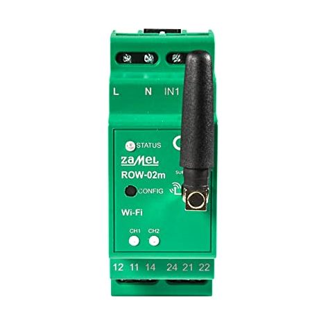 Zamel Supla ROW-02M controllore Wi-Fi 2 canali neutro (1/4)