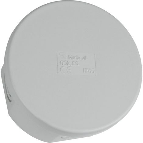 Scatola di installazione a superficie Ø80 Con membrane IP65, ermetica, rotonda (1/3)