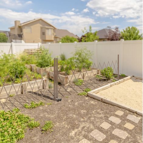 Scherengitter extensible 35-300 cm en aluminium marron, facile à monter pour jardin FloraGrace (1/5)