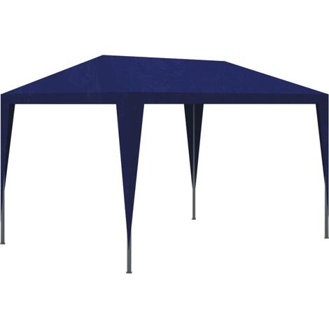 INLIFE Tonnelle de jardin Tente de réception Chapiteau Bleu 3x3m (1/4)