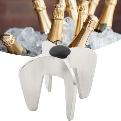 ouvre-bouteille en acier inoxydable pour champagne et vin mousseux (1/5)