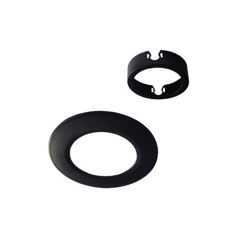 Electra - Collerette et Adaptateur noir pour Spot LED Electra 302687 - Ru00e9f : 302768 (1/5)