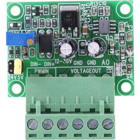 0-10V PWM Analog-Digital-Wandlerplatine, Signal-Spannungs-Wandler, robust für Schnittstellenumschaltung, 1 Stück - Crezuo
