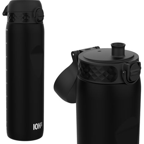 ION8 BPA-freie Flasche I8RF1000BLK Schwarz (1/5)