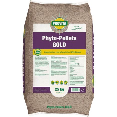BECKMANN PROFI Provita Phyto-Pellets GOLD 25 kg Engrais pour plantes Engrais pour cultures