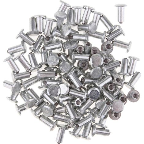 100pcs 13mm voiture moto roue pneu anti-dérapant vis goujon de neige spike (1/5)