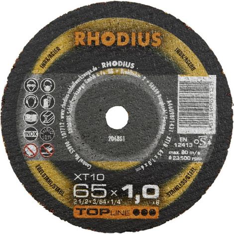 Disco da taglio Rhodius xt10 mini 75 mm 20100 rpm (1/3)