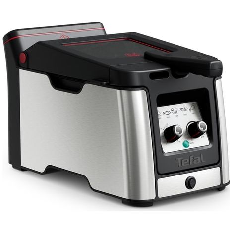 Tefal Clear Duo FR600D friteuse noir acier inoxydable (1/5)