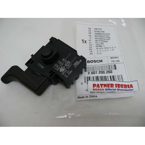 Repuesto original BOSCH 2607200260  Interruptor