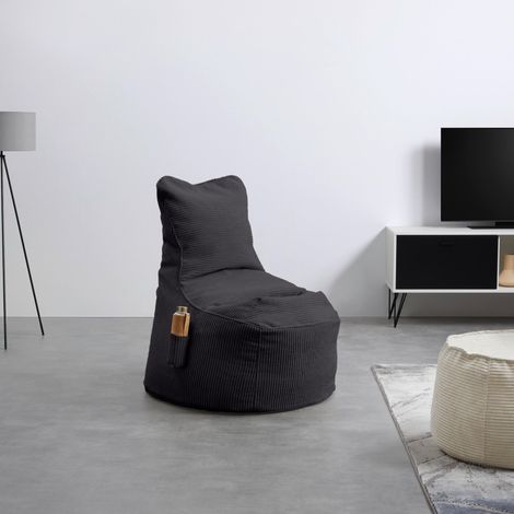 Mömax Sitzsack Cortona Cord Anthrazit (1/4)