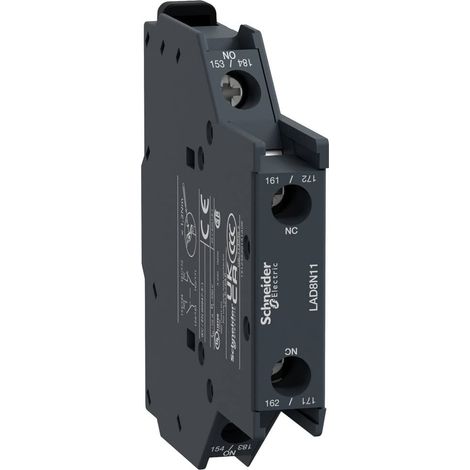 Schneider contatti ausiliari laterali 1no+1nc lad8n11 (1/4)