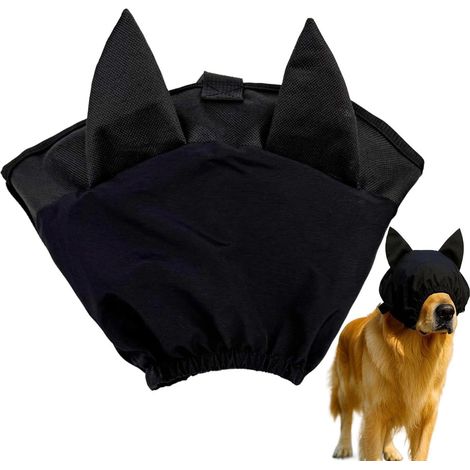Parche ocular para perros  Persianas de tela elásticas suaves con correa (1/5)